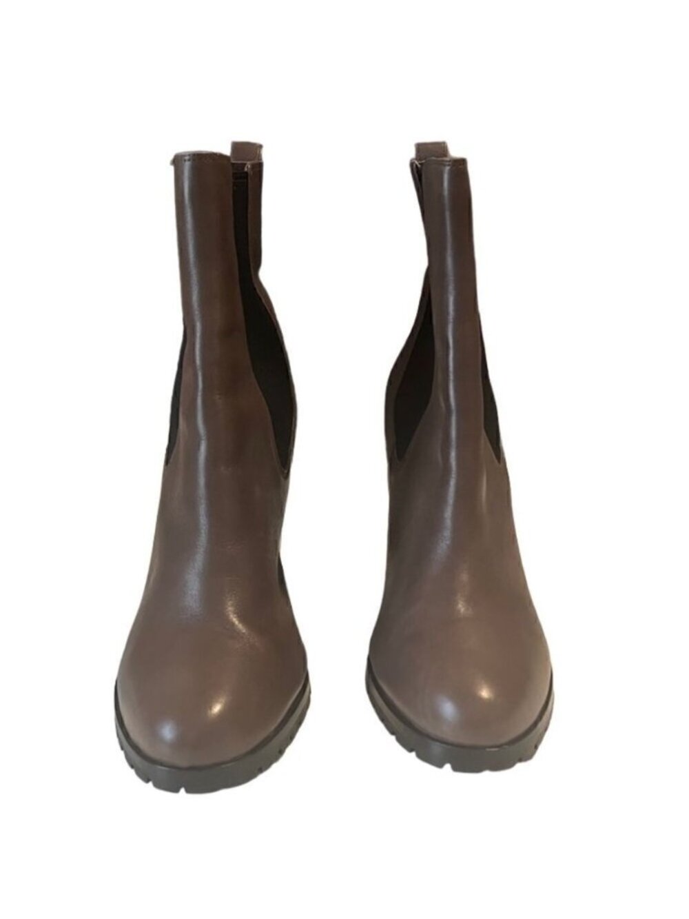Coach Odell Brown Leather Pull On Heel Boots Size 11 - Picture 8 of 12